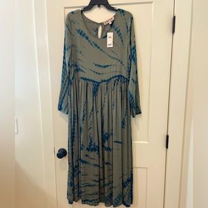 Anthropologie maxi dress NWT